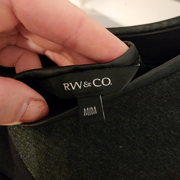 Bodycon black & grey dress - Picture 3 of 5